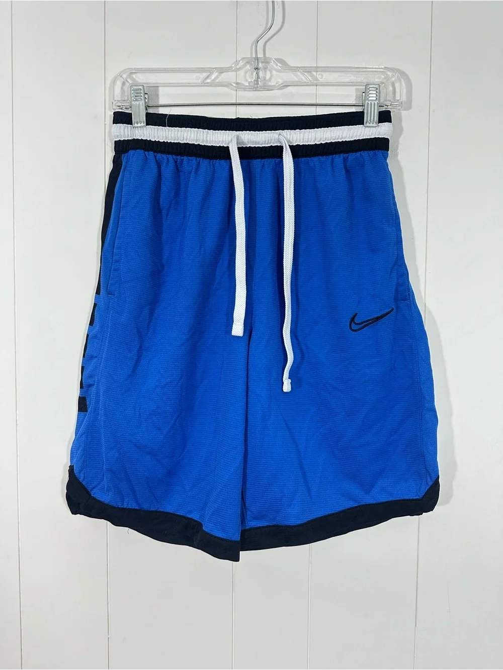 Nike DRI-FIT Blue Boys small Basketball Training Gym Shorts casual